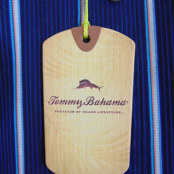 Tommy Bahama Men's Pinstripe Shirt - NEW - Size XL - Picture 3 of 4